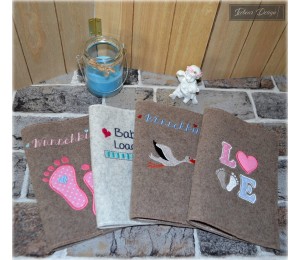 ITH Mutterpasshüllen - zwei Varianten mit Motiven